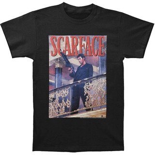 Foto 1 | Foto 1 | Camiseta Rockinstone Scarface Railing Shot 180 G/m², 100% Algodón - Venta Internacional.