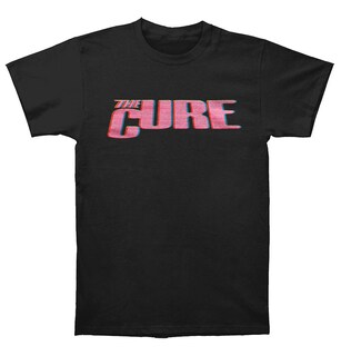Foto 1 | Foto 1 | Camiseta Rockinstone The Cure Neon Logo Negra 100% Algodón - Venta Internacional.