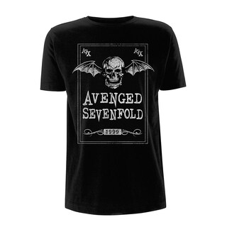 Foto 1 | Foto 1 | Camiseta Rockinstone Avenged Sevenfold Face Card Para Hombre - Venta Internacional.