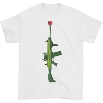 Camiseta Rockinstone Machine Gun Kelly Rose Para Hombre - Venta Internacional.