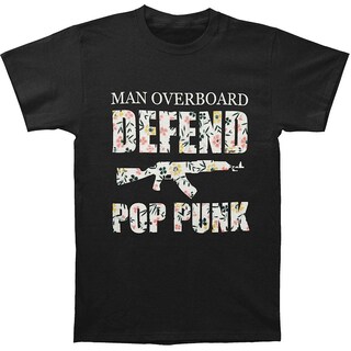 Foto 1 | Foto 1 | Camiseta Rockinstone Man Overboard Floral Defend Pop Punk - Venta Internacional.