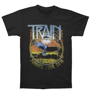Foto 1 | Foto 1 | Camiseta Rockinstone Train Eagle Tour 180 G/m² 100% Algodón - Venta Internacional.