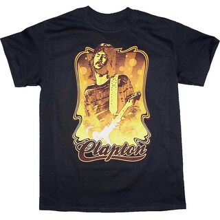 Foto 1 | Foto 1 | Camiseta Rockinstone Eric Clapton 100% Algodón Para Hombre - Venta Internacional.