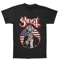 Camiseta Rockinstone Ghost Papa Wants You 180 G/m², 100% Algodón - Venta Internacional.