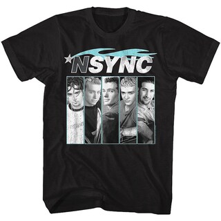 Foto 1 | Foto 1 | Camiseta Rockinstone Nsync Blue Flame 180 G/m², 100% Algodón - Venta Internacional.