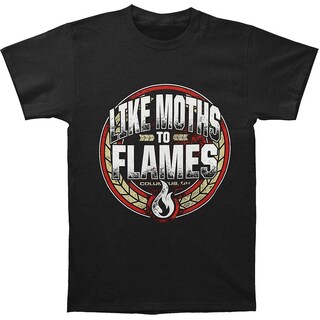 Foto 1 | Foto 1 | Camiseta Rockinstone Like Moths To Flames Arch Para Hombre - Venta Internacional.