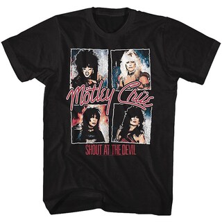 Foto 1 | Foto 1 | Camiseta Rockinstone Motley Crue Shout At The Devil - Venta Internacional.