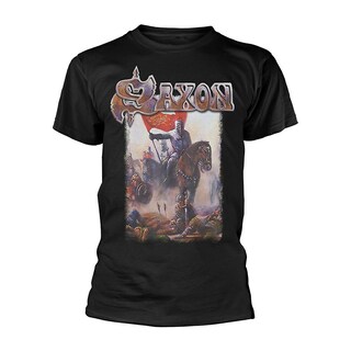 Foto 1 | Foto 1 | Camiseta Saxon Crusader para Hombre Rockinstone 100% Algodón - Venta Internacional