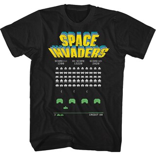 Foto 1 | Foto 1 | Camiseta Rockinstone Gameplay Space Invaders 100% Algodón - Venta Internacional.