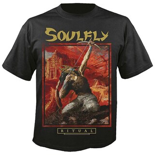 Foto 1 | Foto 1 | Camiseta Rockinstone Soulfly Ritual 100% Algodón - Venta Internacional.