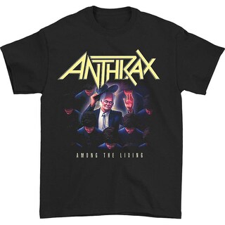 Foto 1 | Foto 1 | Camiseta Rockinstone Anthrax Among The Living De Algodón De 180 G/m² - Venta Internacional.