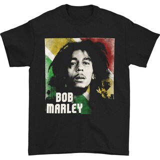 Foto 1 | Foto 1 | Camiseta Rockinstone Bob Marley Rasta Portrait 180 G/m² - Venta Internacional.