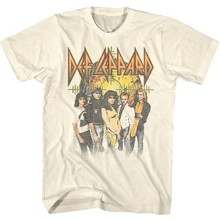 Foto 1 | Foto 1 | Camiseta Rockinstone Pyromania Background Def Leppard - Venta Internacional.
