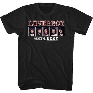 Foto 1 | Foto 1 | Camiseta Rockinstone Get Lucky Loverboy 100% Algodón - Venta Internacional.