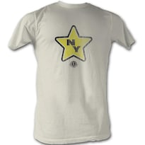 Camiseta Wfl Ny Stars Para Hombre Rockinstone 100% Algodón - Venta Internacional.