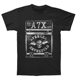 Foto 1 | Foto 1 | Camiseta Rockinstone Avenged Sevenfold Flightcase Para Hombre - Venta Internacional.