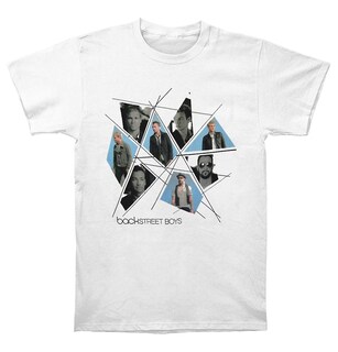 Foto 1 | Foto 1 | Camiseta Rockinstone Backstreet Boys Geometric 2008 World Tour - Venta Internacional.