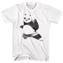 Camiseta Rockinstone Kung-fu Panda Strike A Pose Para Hombre - Venta Internacional.