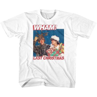 Foto 1 | Foto 1 | Camiseta Con Letras De Rockinstone Wham Last Christmas Para Jóvenes - Venta Internacional.