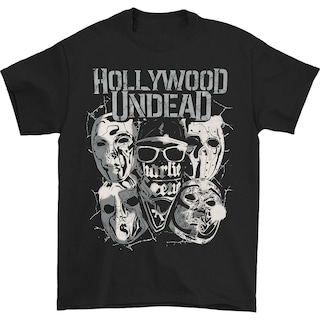 Foto 1 | Foto 1 | Camiseta Rockinstone Hollywood Undead Metal Masks - Venta Internacional.