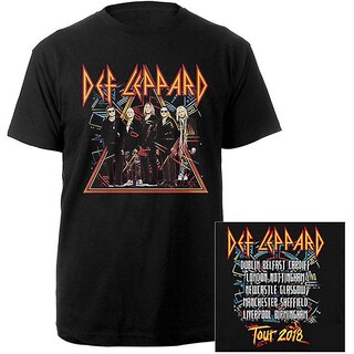 Foto 1 | Foto 1 | Camiseta Rockinstone Def Leppard Tour 2018 Con Estampado Fotográfico - Venta Internacional.