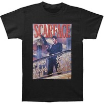 Camiseta Rockinstone Scarface Railing Shot 180 G/m², 100% Algodón - Venta Internacional.