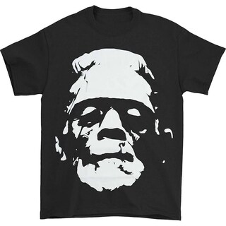 Foto 1 | Foto 1 | Camiseta Rockinstone Frankenstein B/n Frank Head 180 G/m² - Venta Internacional.