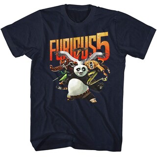 Foto 1 | Foto 1 | Camiseta Rockinstone Kung Fu Panda Furious 5 Para Hombre - Venta Internacional.