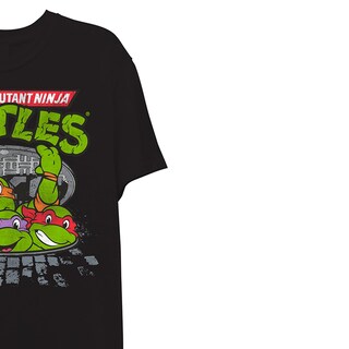 Foto 5 | Foto 5 | Camiseta Teenage Mutant Ninja Turtles Sewer Group Para Hombre, Negra, Talla S - Venta Internacional.