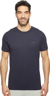 Foto 1 | Foto 1 | Camiseta Tommy Hilfiger Core Flag Para Hombre, Cuello Redondo, Azul Marino Oscuro - Venta Internacional.
