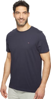 Foto 2 | Foto 2 | Camiseta Tommy Hilfiger Core Flag Para Hombre, Cuello Redondo, Azul Marino Oscuro - Venta Internacional.