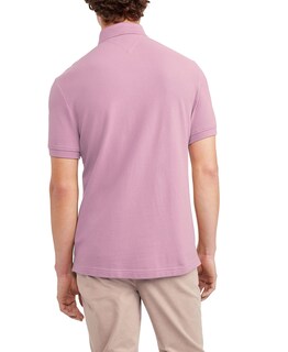 Foto 2 | Foto 2 | Polo Tommy Hilfiger De Manga Corta, Corte Regular, Rosa - Venta Internacional.