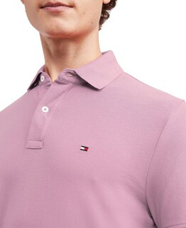 Foto 3 | Foto 3 | Polo Tommy Hilfiger De Manga Corta, Corte Regular, Rosa - Venta Internacional.