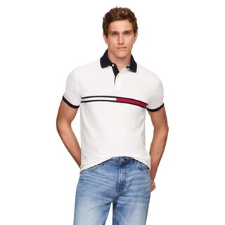 Foto 1 | Foto 1 | Polo Con La Bandera Del Orgullo De Tommy Hilfiger Para Hombre, De Corte Personalizado - Venta Internacional.