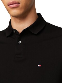 Foto 2 | Foto 2 | Polo Tommy Hilfiger De Manga Larga, Corte Regular, Negro Para Hombre - Venta Internacional.