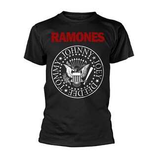 Foto 1 | Foto 1 | Camiseta Rockinstone Ramones Con Texto Rojo Y Logotipo - Venta Internacional.