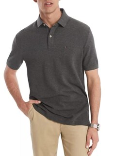 Foto 1 | Foto 1 | Polo Tommy Hilfiger Classic Fit Para Hombre, Color Gris, Talla L - Venta Internacional.