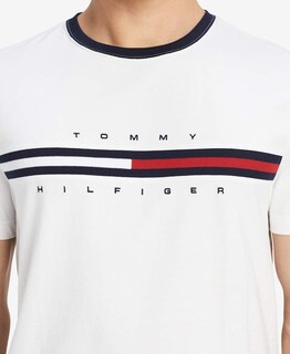 Foto 3 | Foto 3 | Camiseta Tommy Hilfiger De Manga Corta Con Cuello Redondo Y Logotipo Para Hombre - Venta Internacional.