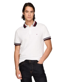 Foto 1 | Foto 1 | Polo Tommy Hilfiger Con Cuello Bicolor Para Hombre - Venta Internacional.
