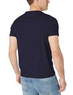 Foto 3 | Foto 3 | Camiseta Tommy Hilfiger Para Hombre, Manga Corta, Cuello Redondo, Azul Marino, Talla L - Venta Internacional.