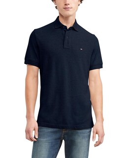 Foto 1 | Foto 1 | Polo Tommy Hilfiger Para Hombre, Corte Clásico, De Algodón Azul Marino - Venta Internacional.