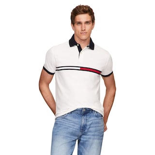 Foto 1 | Foto 1 | Polo Tommy Hilfiger Flag Pride Para Hombre, Corte Personalizado - Venta Internacional.
