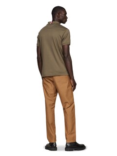 Foto 3 | Foto 3 | Polo Tommy Hilfiger De Algodón Líquido, Color Verde Militar Regular - Venta Internacional.