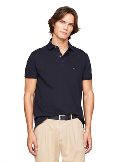 Foto 1 | Foto 1 | Polo Tommy Hilfiger 1985 Slim De Manga Corta Para Hombre - Venta Internacional.