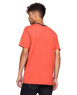 Foto 2 | Foto 2 | Camiseta Tommy Hilfiger De Manga Corta Con Estampado De Rayas Exclusivas Para Hombre - Venta Internacional.