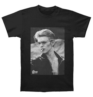 Foto 1 | Foto 1 | Camiseta Rockinstone David Bowie Smoking Black Para Hombre - Venta Internacional.