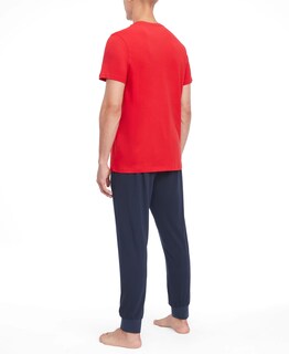Foto 2 | Foto 2 | Camiseta De Pijama Con Cuello Redondo Con La Bandera De Tommy Hilfiger Para Hombre - Venta Internacional.