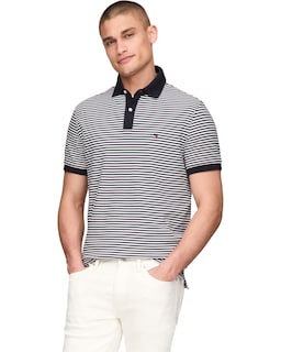 Foto 1 | Foto 1 | Polo Tommy Hilfiger 1985 Slim De Manga Corta Para Hombre - Venta Internacional.
