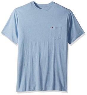 Foto 3 | Foto 3 | Camiseta Tommy Hilfiger Para Hombre Con Cuello Redondo Y Bolsillo Azul Xl - Venta Internacional.
