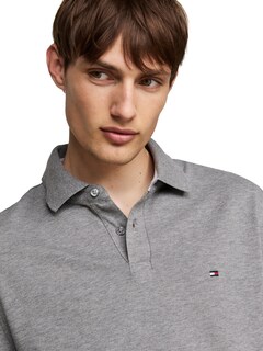 Foto 2 | Foto 2 | Polo Tommy Hilfiger De Manga Larga Para Hombre, Corte Regular, Gris - Venta Internacional.